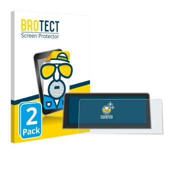 Vorderseite einer Produktverpackung mit dem Markenlogo BROTECT. Daneben ist das Gerät Roadtop BMW 1 Serie E81 E82 E87 E88 2004