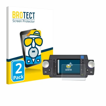 Vorderseite einer Produktverpackung mit dem Markenlogo BROTECT. Daneben ist das Gerät ESU Ecos 50220 mit dem zugehörigen Displ