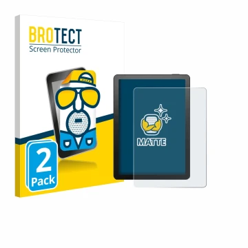 Vorderseite einer Produktverpackung mit dem Markenlogo BROTECT. Daneben ist das Gerät Bigme B6 Color mit dem zugehörigen Displ