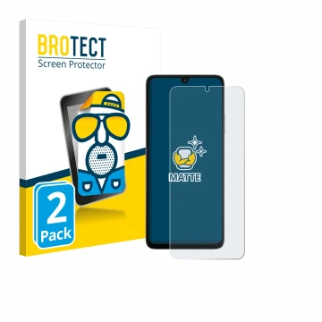 Vorderseite einer Produktverpackung mit dem Markenlogo BROTECT. Daneben ist das Gerät Motorola Moto G06 mit dem zugehörigen Di