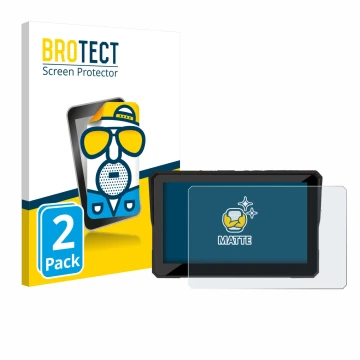 Vorderseite einer Produktverpackung mit dem Markenlogo BROTECT. Daneben ist das Gerät Carpuride W502 Pro 5