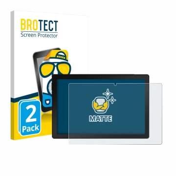 Vorderseite einer Produktverpackung mit dem Markenlogo BROTECT. Daneben ist das Gerät MUISOO A10 10.1