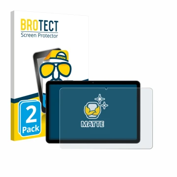 Vorderseite einer Produktverpackung mit dem Markenlogo BROTECT. Daneben ist das Gerät Tabwee T80 10.1