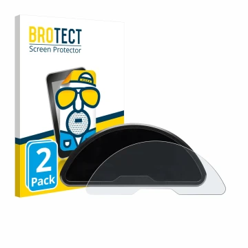Vorderseite einer Produktverpackung mit dem Markenlogo BROTECT. Daneben ist das Gerät motogadget motoscope pro mit dem zugehör