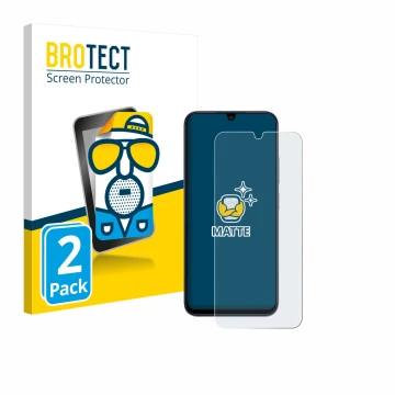 Vorderseite einer Produktverpackung mit dem Markenlogo BROTECT. Daneben ist das Gerät Xiaomi Poco C85 mit dem zugehörigen Disp