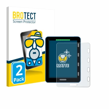 Vorderseite einer Produktverpackung mit dem Markenlogo BROTECT. Daneben ist das Gerät Vakaros Atlas 2 / Edge mit dem zugehörig