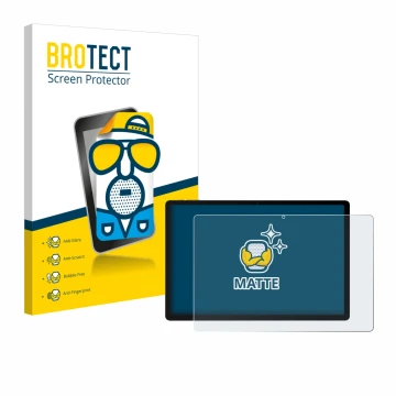 Vorderseite einer Produktverpackung mit dem Markenlogo BROTECT. Daneben ist das Gerät Doogee U13 mit dem zugehörigen Displaysc