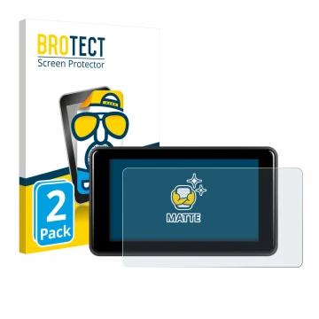 Vorderseite einer Produktverpackung mit dem Markenlogo BROTECT. Daneben ist das Gerät Vechtel Motorrad Carplay 5