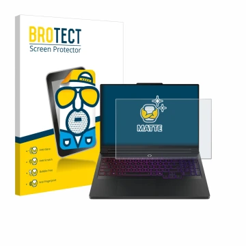 Vorderseite einer Produktverpackung mit dem Markenlogo BROTECT. Daneben ist das Gerät Lenovo Legion Pro 7 Gen 10 16