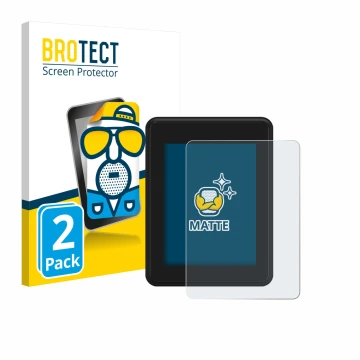 Vorderseite einer Produktverpackung mit dem Markenlogo BROTECT. Daneben ist das Gerät Neodrives simplyDisplay mit dem zugehöri