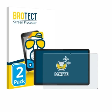 Vorderseite einer Produktverpackung mit dem Markenlogo BROTECT. Daneben ist das Gerät Lenovo Idea Tab Plus 12.1