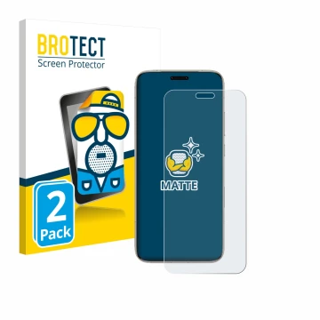 Vorderseite einer Produktverpackung mit dem Markenlogo BROTECT. Daneben ist das Gerät Honor Magic 8 Pro mit dem zugehörigen Di