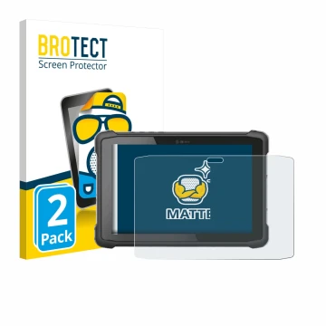 Vorderseite einer Produktverpackung mit dem Markenlogo BROTECT. Daneben ist das Gerät Hematec SolidTab G99 10