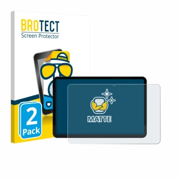 Vorderseite einer Produktverpackung mit dem Markenlogo BROTECT. Daneben ist das Gerät Volla Tablet 12.3