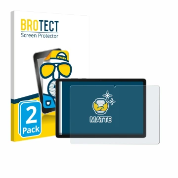 Vorderseite einer Produktverpackung mit dem Markenlogo BROTECT. Daneben ist das Gerät Samsung Galaxy Tab A11 Plus 5G 11