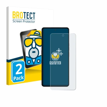 Vorderseite einer Produktverpackung mit dem Markenlogo BROTECT. Daneben ist das Gerät Gigaset GS6 mit dem zugehörigen Displays