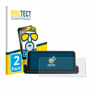 Vorderseite einer Produktverpackung mit dem Markenlogo BROTECT. Daneben ist das Gerät Junsun Carplay 10.25