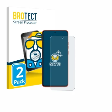 Vorderseite einer Produktverpackung mit dem Markenlogo BROTECT. Daneben ist das Gerät Motorola Edge 60 Neo mit dem zugehörigen