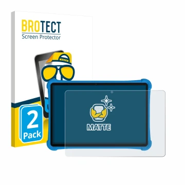 Vorderseite einer Produktverpackung mit dem Markenlogo BROTECT. Daneben ist das Gerät Alldocube iPlay 70 SE mit dem zugehörige