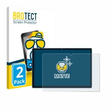 Vorderseite einer Produktverpackung mit dem Markenlogo BROTECT. Daneben ist das Gerät Biegedy B25 10.1