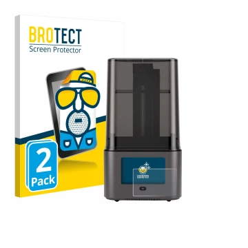 Vorderseite einer Produktverpackung mit dem Markenlogo BROTECT. Daneben ist das Gerät Anycubic Photon Mono 4 Ultra mit dem zug