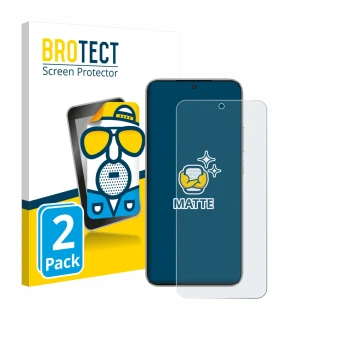 Vorderseite einer Produktverpackung mit dem Markenlogo BROTECT. Daneben ist das Gerät Honor X70 mit dem zugehörigen Displaysch
