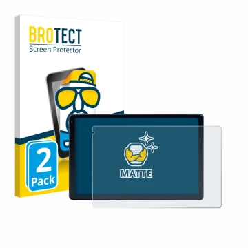 Vorderseite einer Produktverpackung mit dem Markenlogo BROTECT. Daneben ist das Gerät MUISOO MUIC10702 10.1