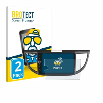 Vorderseite einer Produktverpackung mit dem Markenlogo BROTECT. Daneben ist das Gerät Joying Car Radio 9