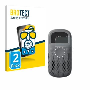 Vorderseite einer Produktverpackung mit dem Markenlogo BROTECT. Daneben ist das Gerät Relay X mit dem zugehörigen Displayschut