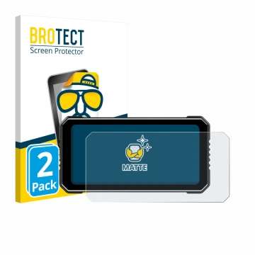 Vorderseite einer Produktverpackung mit dem Markenlogo BROTECT. Daneben ist das Gerät Vtopek MT26 6.25