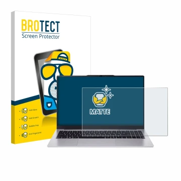 Vorderseite einer Produktverpackung mit dem Markenlogo BROTECT. Daneben ist das Gerät Acer Aspire Lite 15 AL15-45 mit dem zuge