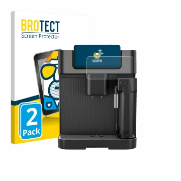 Vorderseite einer Produktverpackung mit dem Markenlogo BROTECT. Daneben ist das Gerät Grundig KVA 7230 mit dem zugehörigen Dis