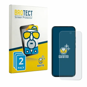 Vorderseite einer Produktverpackung mit dem Markenlogo BROTECT. Daneben ist das Gerät Motorola Moto G87 mit dem zugehörigen Di