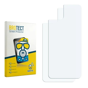Vorderseite einer Produktverpackung mit dem Markenlogo BROTECT. Daneben ist der zugehörige Displayschutz.