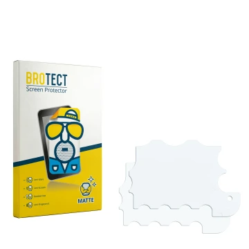 Vorderseite einer Produktverpackung mit dem Markenlogo BROTECT. Daneben ist der zugehörige Displayschutz.