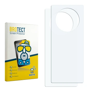Vorderseite einer Produktverpackung mit dem Markenlogo BROTECT. Daneben ist der zugehörige Displayschutz.
