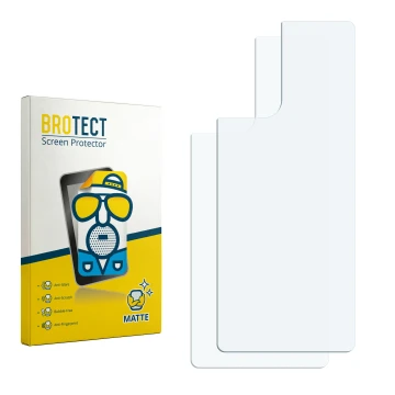 Vorderseite einer Produktverpackung mit dem Markenlogo BROTECT. Daneben ist der zugehörige Displayschutz.