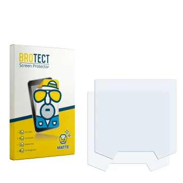 Vorderseite einer Produktverpackung mit dem Markenlogo BROTECT. Daneben ist der zugehörige Displayschutz.