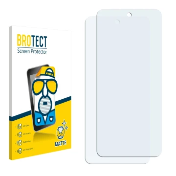 Vorderseite einer Produktverpackung mit dem Markenlogo BROTECT. Daneben ist der zugehörige Displayschutz.