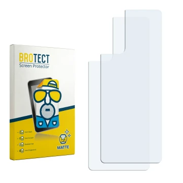 Vorderseite einer Produktverpackung mit dem Markenlogo BROTECT. Daneben ist der zugehörige Displayschutz.