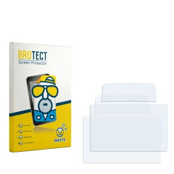 Vorderseite einer Produktverpackung mit dem Markenlogo BROTECT. Daneben ist der zugehörige Displayschutz.