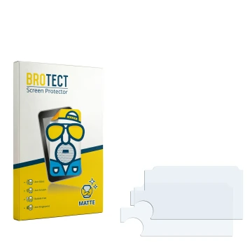 Vorderseite einer Produktverpackung mit dem Markenlogo BROTECT. Daneben ist der zugehörige Displayschutz.