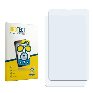 Vorderseite einer Produktverpackung mit dem Markenlogo BROTECT. Daneben ist der zugehörige Displayschutz.