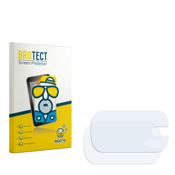 Vorderseite einer Produktverpackung mit dem Markenlogo BROTECT. Daneben ist der zugehörige Displayschutz.