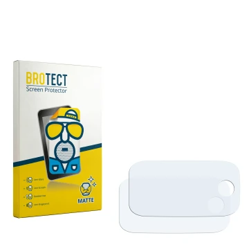 Vorderseite einer Produktverpackung mit dem Markenlogo BROTECT. Daneben ist der zugehörige Displayschutz.