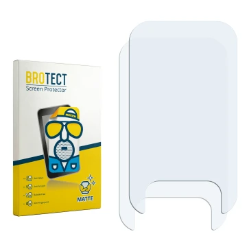 Vorderseite einer Produktverpackung mit dem Markenlogo BROTECT. Daneben ist der zugehörige Displayschutz.