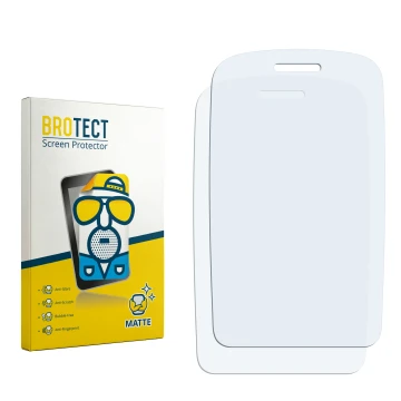 Vorderseite einer Produktverpackung mit dem Markenlogo BROTECT. Daneben ist der zugehörige Displayschutz.