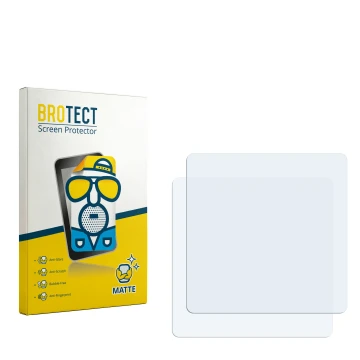 Vorderseite einer Produktverpackung mit dem Markenlogo BROTECT. Daneben ist der zugehörige Displayschutz.