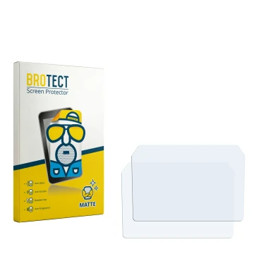 Vorderseite einer Produktverpackung mit dem Markenlogo BROTECT. Daneben ist der zugehörige Displayschutz.
