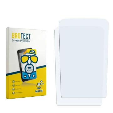 Vorderseite einer Produktverpackung mit dem Markenlogo BROTECT. Daneben ist der zugehörige Displayschutz.